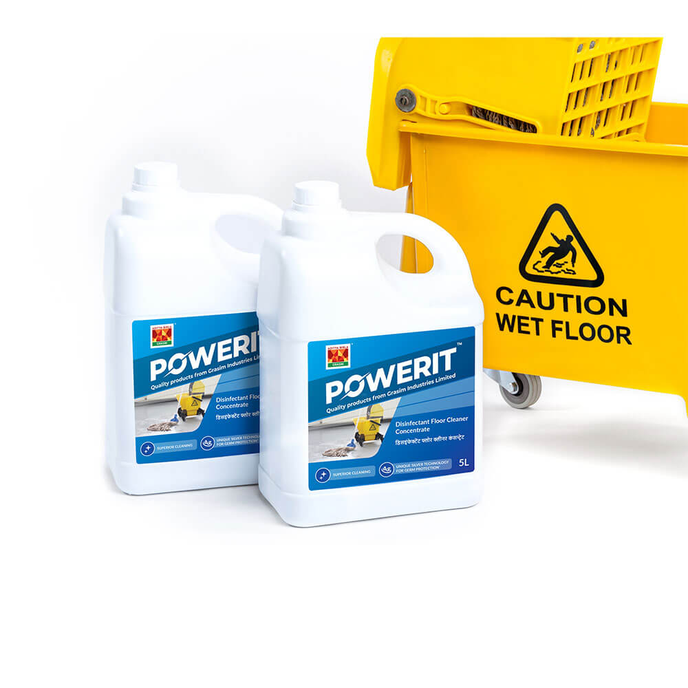 Disinfectant floor cleaner for commercial floor cleaning purposes