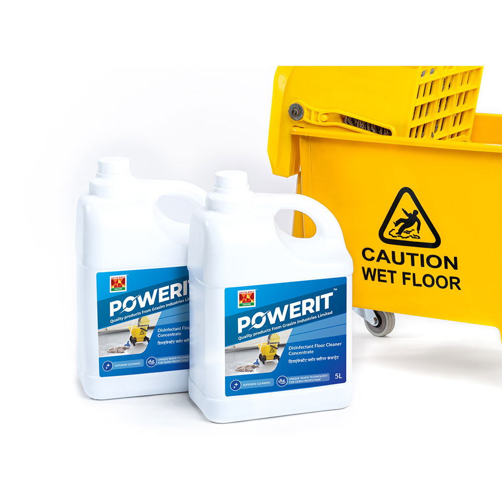 Powerit Disinfectant floor cleaner for commercial floor cleaning purposes